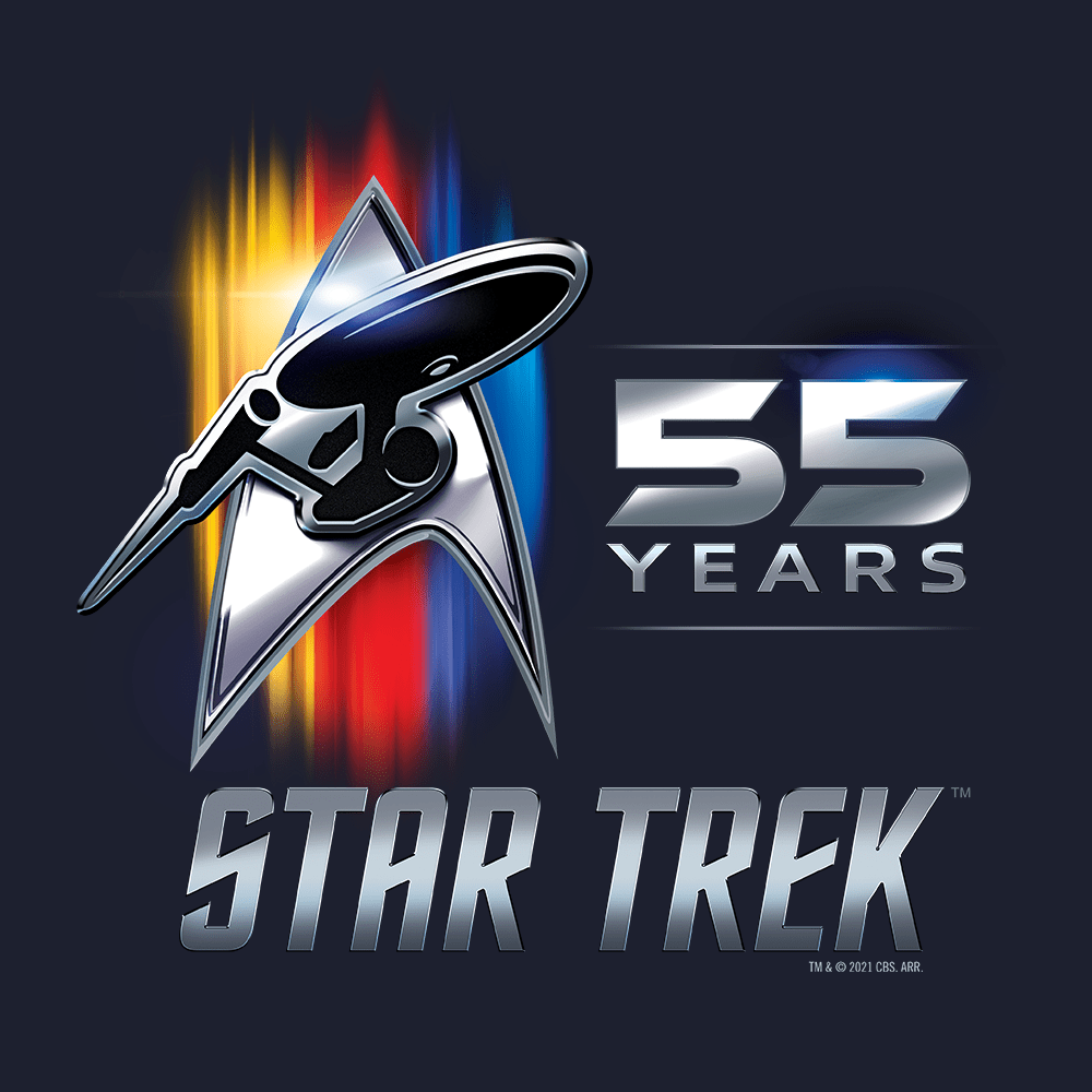 Star Trek 55th Anniversary Adult Short Sleeve T - Shirt - Paramount Shop