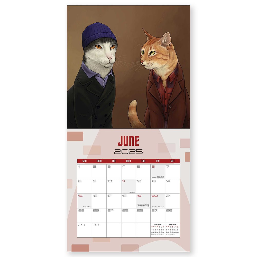 Star Trek Cats 2025 Wall Calendar - Paramount Shop