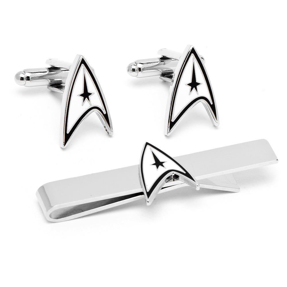 Star Trek Cufflinks Tie Bar Gift Set - Paramount Shop