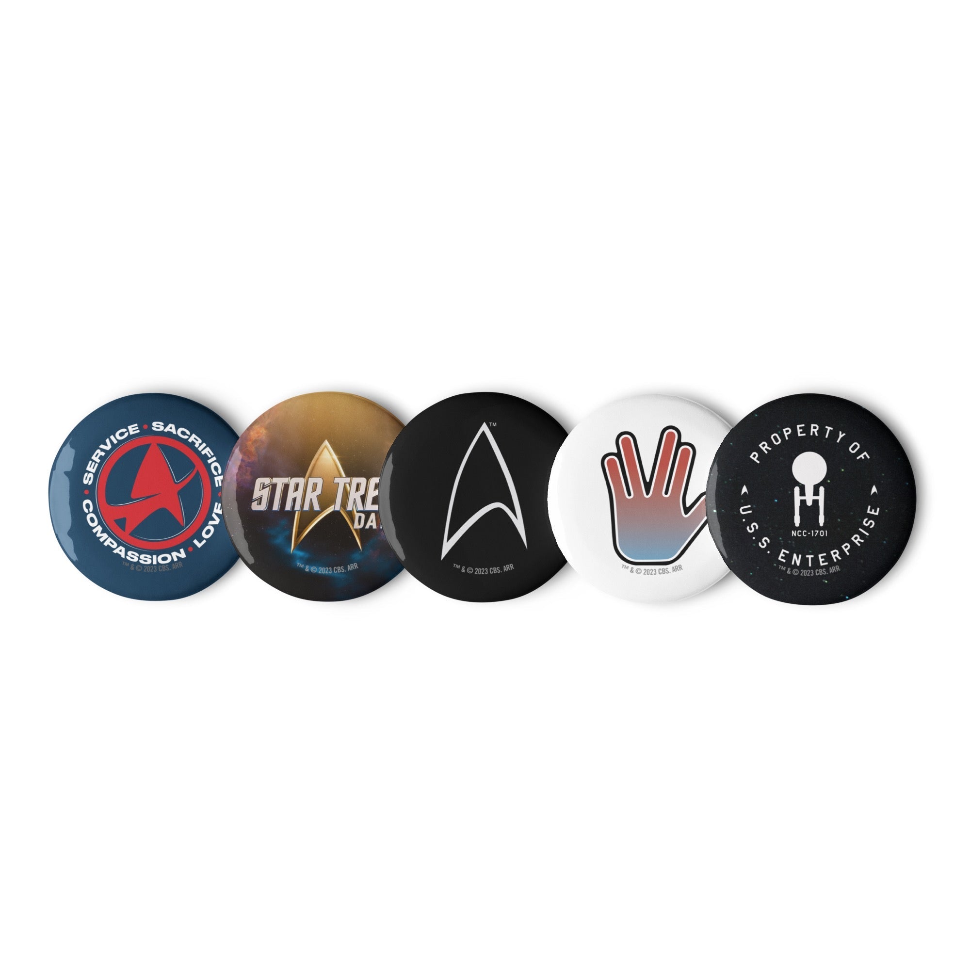 Star Trek Day Set of 5 Exclusive Pins