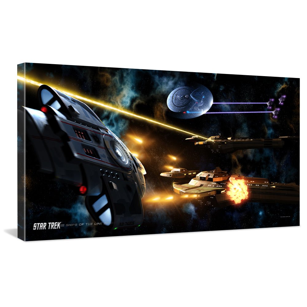 Star Trek: Deep Space 9 Ships of the Line Fortune Favors the Bold Traditional Canvas - Paramount Shop