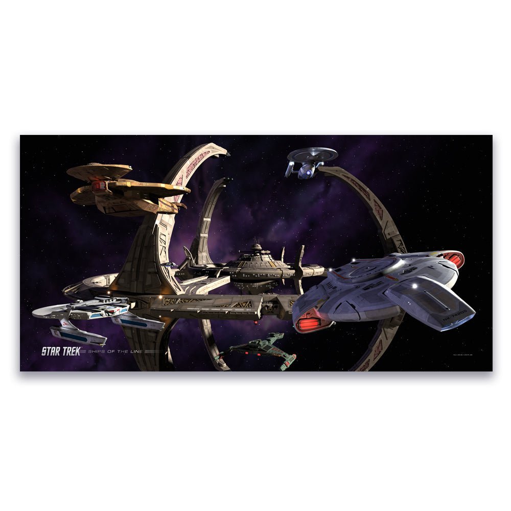 Star Trek: Deep Space Nine Ships of the Line Wheel in the Sky Removable Wall Peel - Paramount Shop