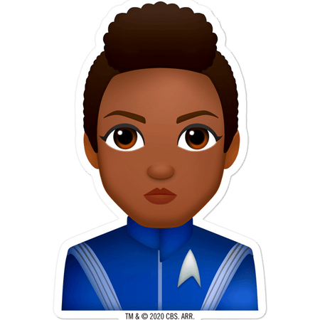 Star Trek: Discovery Burnham Emoji Die Cut Sticker - Paramount Shop