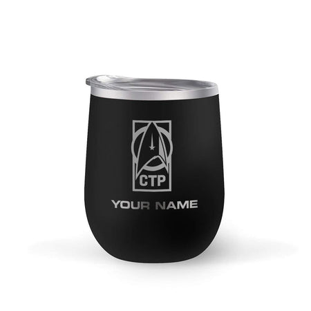 Star Trek: Discovery CTP Personalized 12 oz Stainless Steel Wine Tumbler - Paramount Shop
