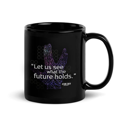 Star Trek: Discovery Let Us See What The Future Holds Black 11 oz Mug - Paramount Shop
