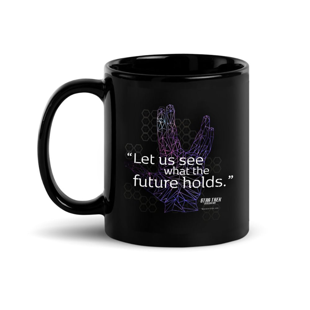 Star Trek: Discovery Let Us See What The Future Holds Black 11 oz Mug - Paramount Shop