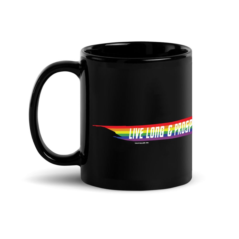Star Trek: Discovery Live Long Pride Black 11 oz Mug - Paramount Shop