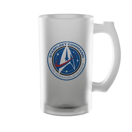 Star Trek: Discovery Starfleet Command 16oz Frosted Beer Stein - Paramount Shop