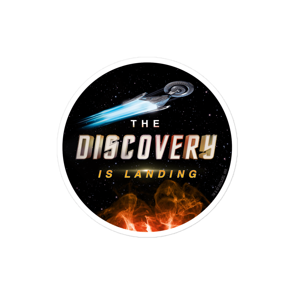 Star Trek: Discovery The Discovery Is Landing Die Cut Sticker - Paramount Shop