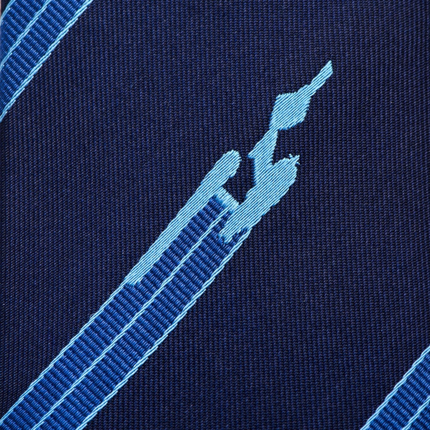Star Trek Enterprise Flight Blue Stripe Men's Tie - Paramount Shop
