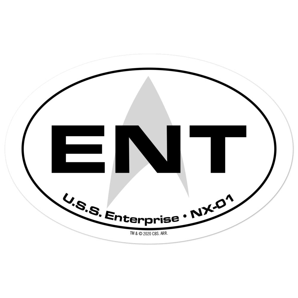 Star Trek: Enterprise Location Die Cut Sticker - Paramount Shop
