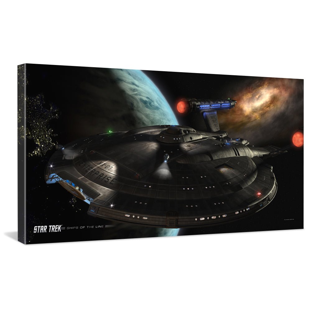 Star Trek: Enterprise Ships of the Line Distant Cousins Traditional Canvas - Paramount Shop