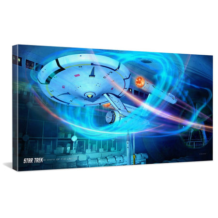 Star Trek: Enterprise Ships of the Line Wind Tunnel Traditional Canvas - Paramount Shop