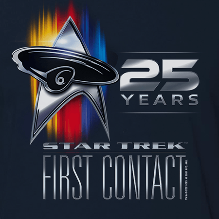 Star Trek: First Contact 25th Anniversary Adult Short Sleeve T - Shirt - Paramount Shop