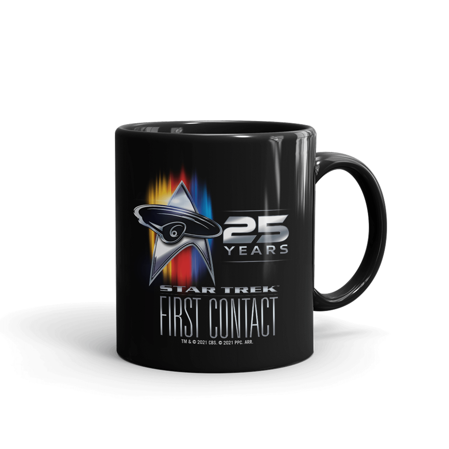 Star Trek: First Contact 25th Anniversary Black Mug - Paramount Shop