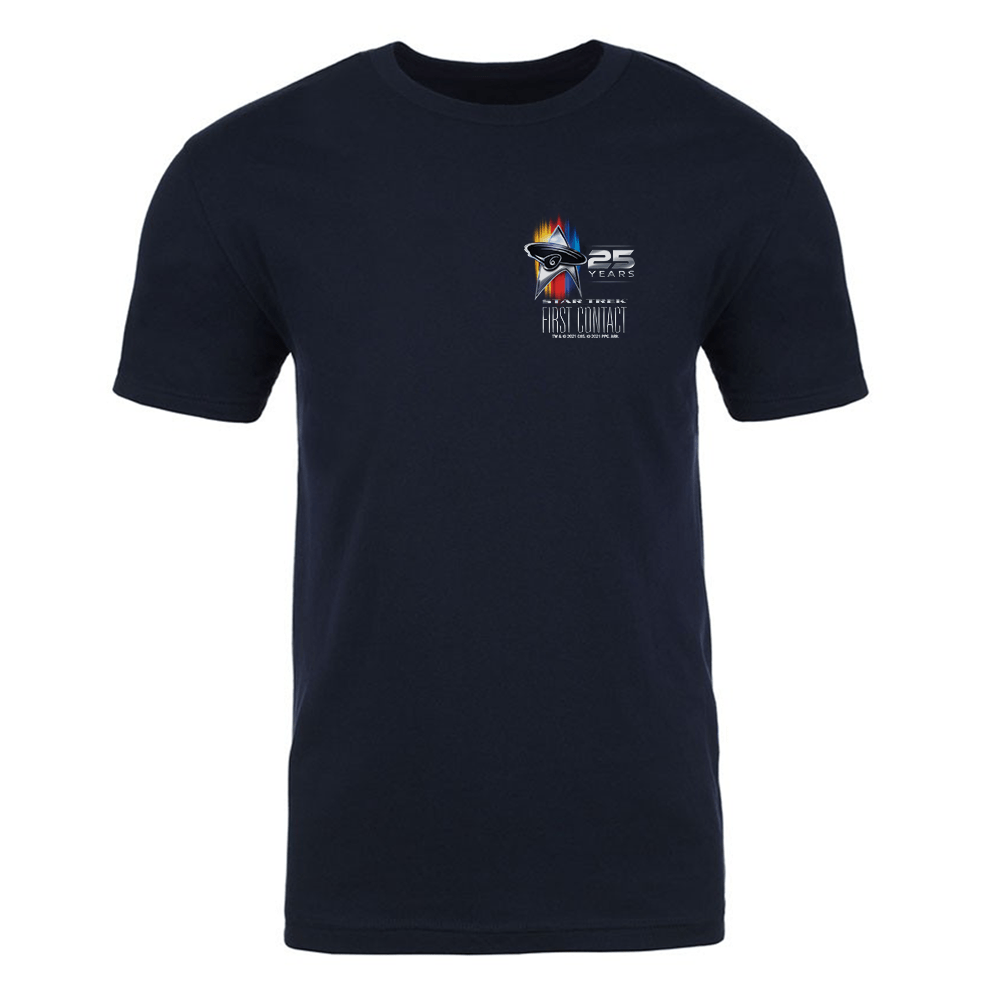 Star Trek: First Contact 25th Anniversary Small Logo Adult Short Sleeve T - Shirt - Paramount Shop