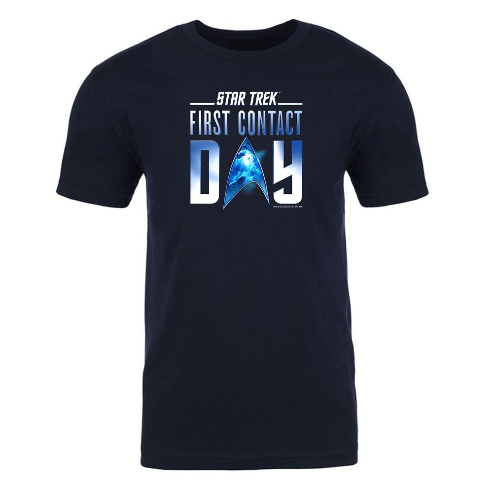 Star Trek: First Contact Day Nebula Logo Adult Short Sleeve T - Shirt - Paramount Shop