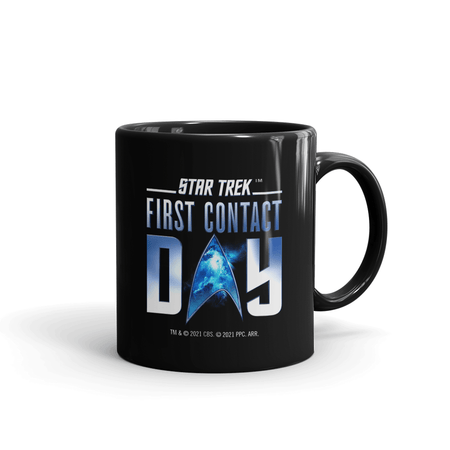 Star Trek: First Contact Day Nebula Logo Black Mug - Paramount Shop