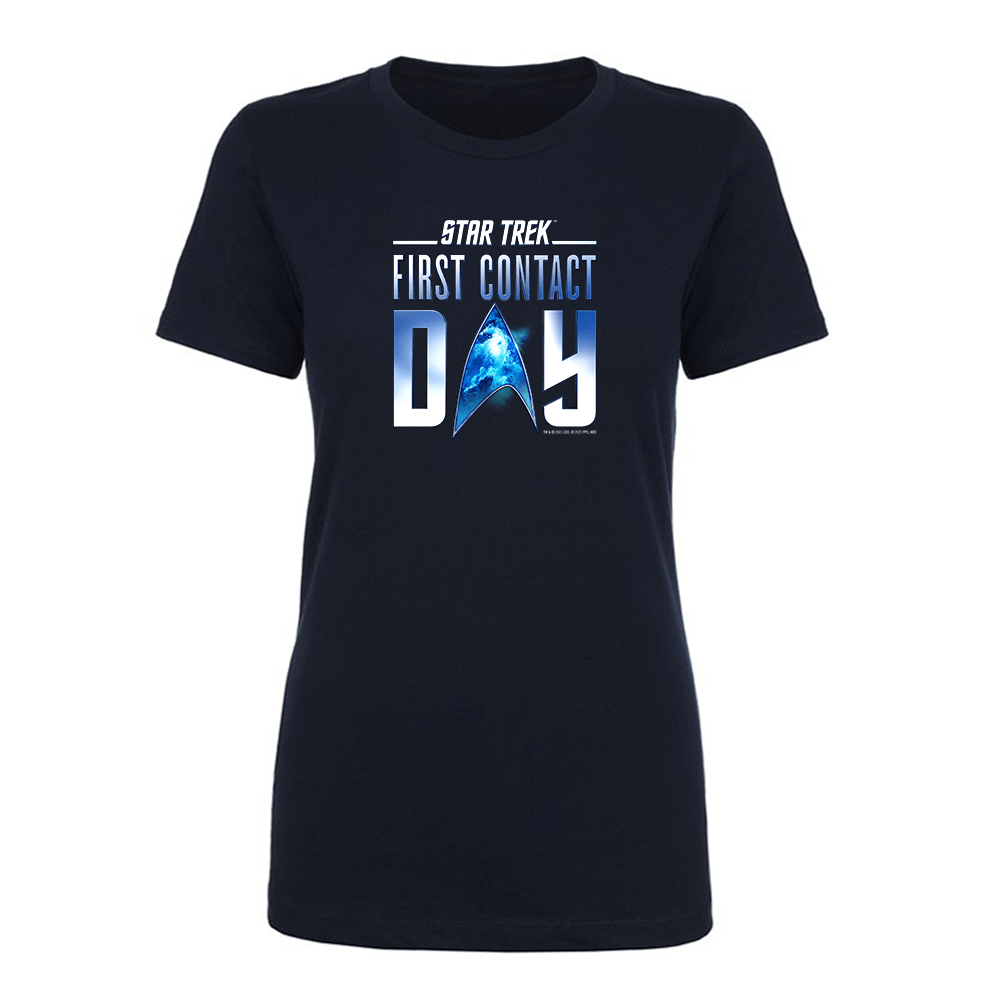 Star Trek: First Contact Day Nebula Logo Women's Short Sleeve T - Shirt - Paramount Shop