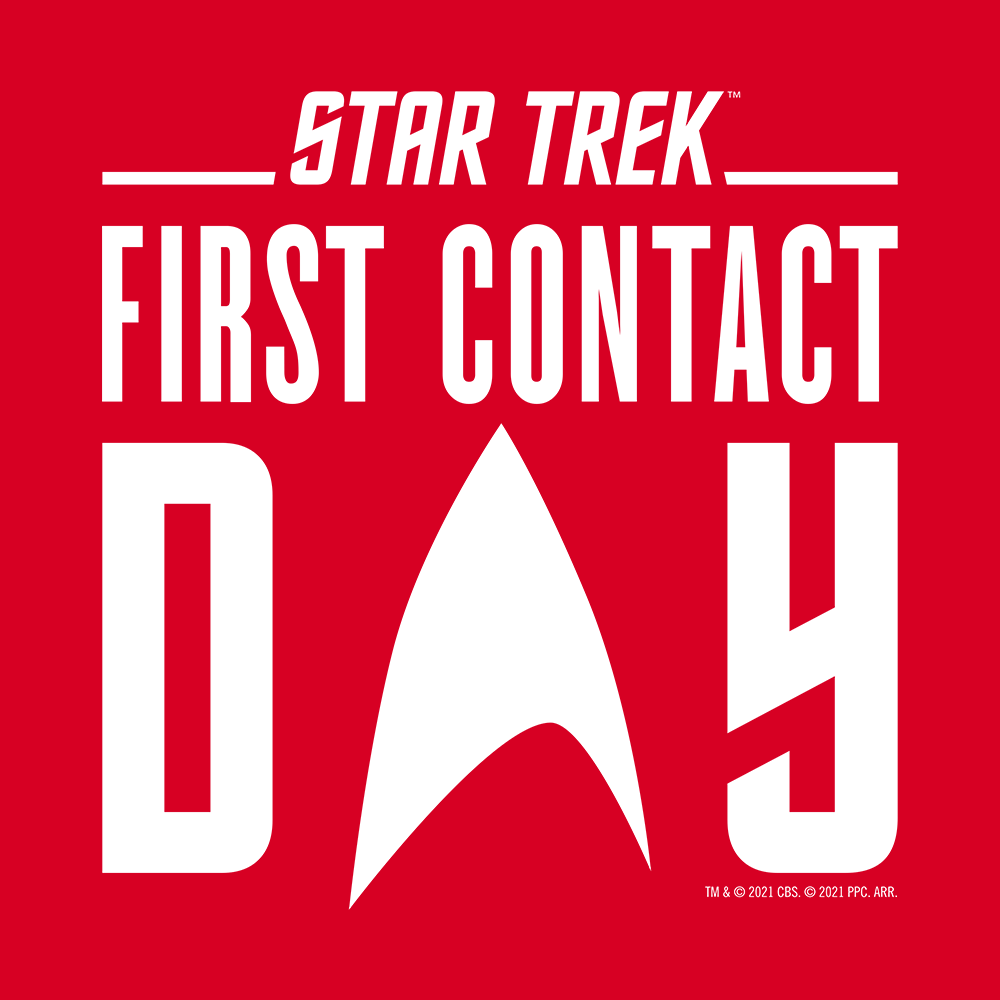 Star Trek: First Contact White Logo Adult Short Sleeve T - Shirt - Paramount Shop