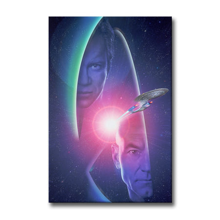 Star Trek: Generations Kirk & Picard Gallery Wrapped Canvas - Paramount Shop
