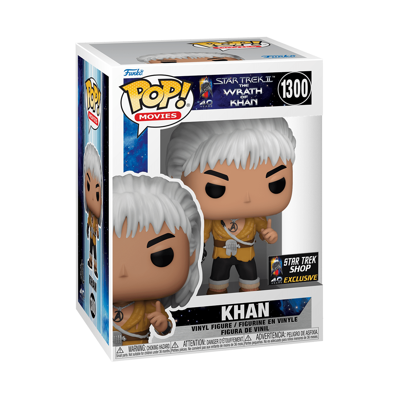 Star Trek II: The Wrath of Khan Funko POP! Exclusive - 40th Anniversary Limited Edition Figure