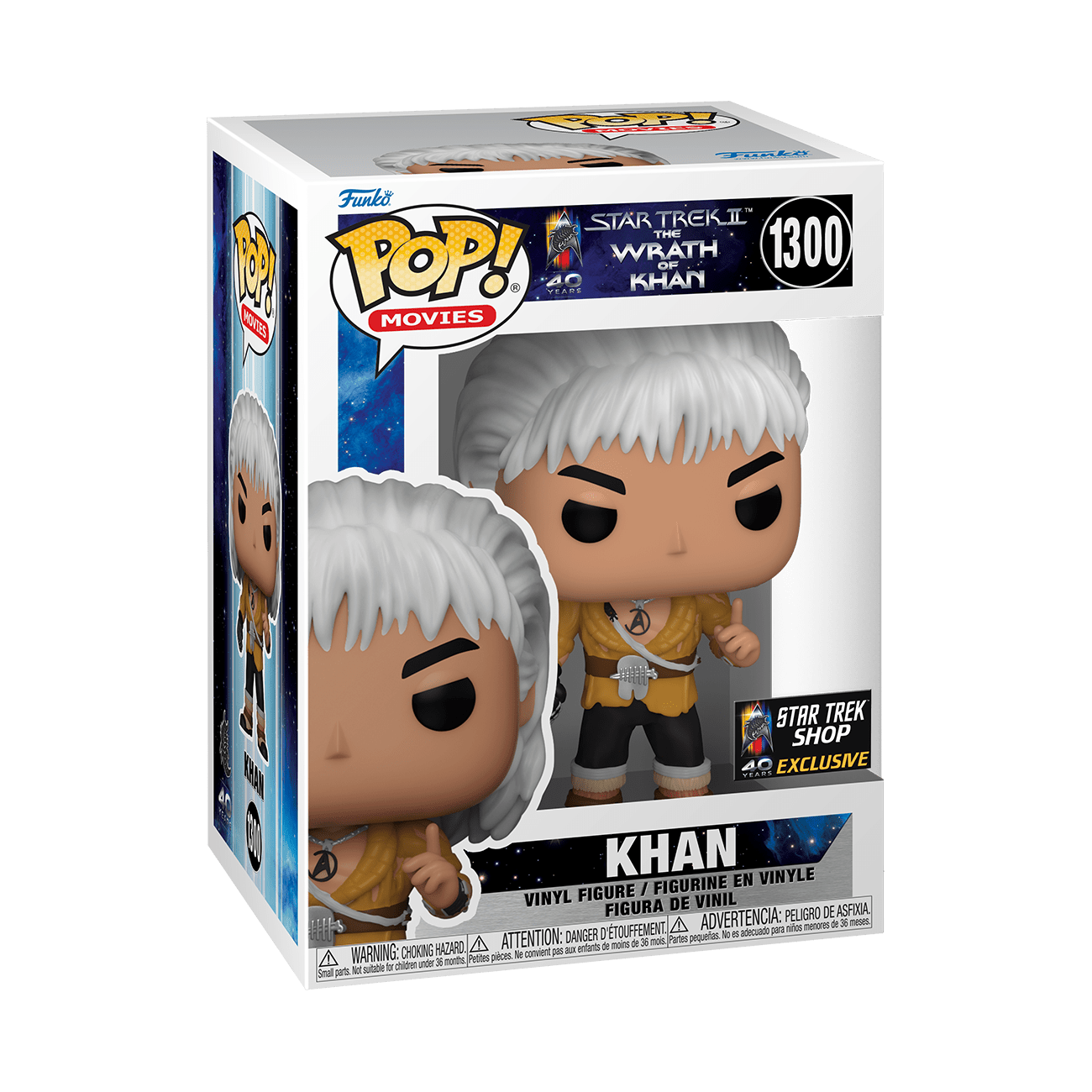 Star Trek II: The Wrath of Khan Funko POP! Exclusive - 40th Anniversary Limited Edition Figure - Paramount Shop
