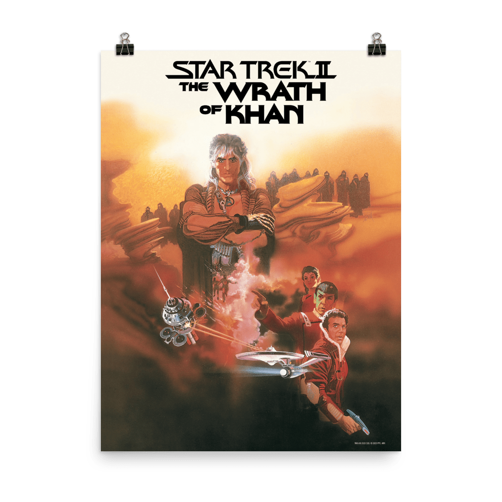 Star Trek II: The Wrath of Khan Movie Premium Satin Poster - Paramount Shop