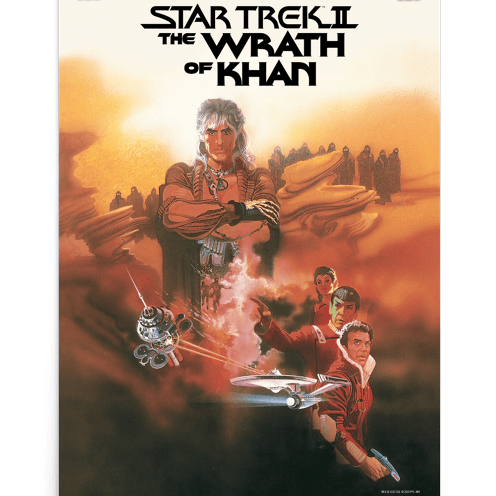 Star Trek II: The Wrath of Khan Movie Premium Satin Poster - Paramount Shop