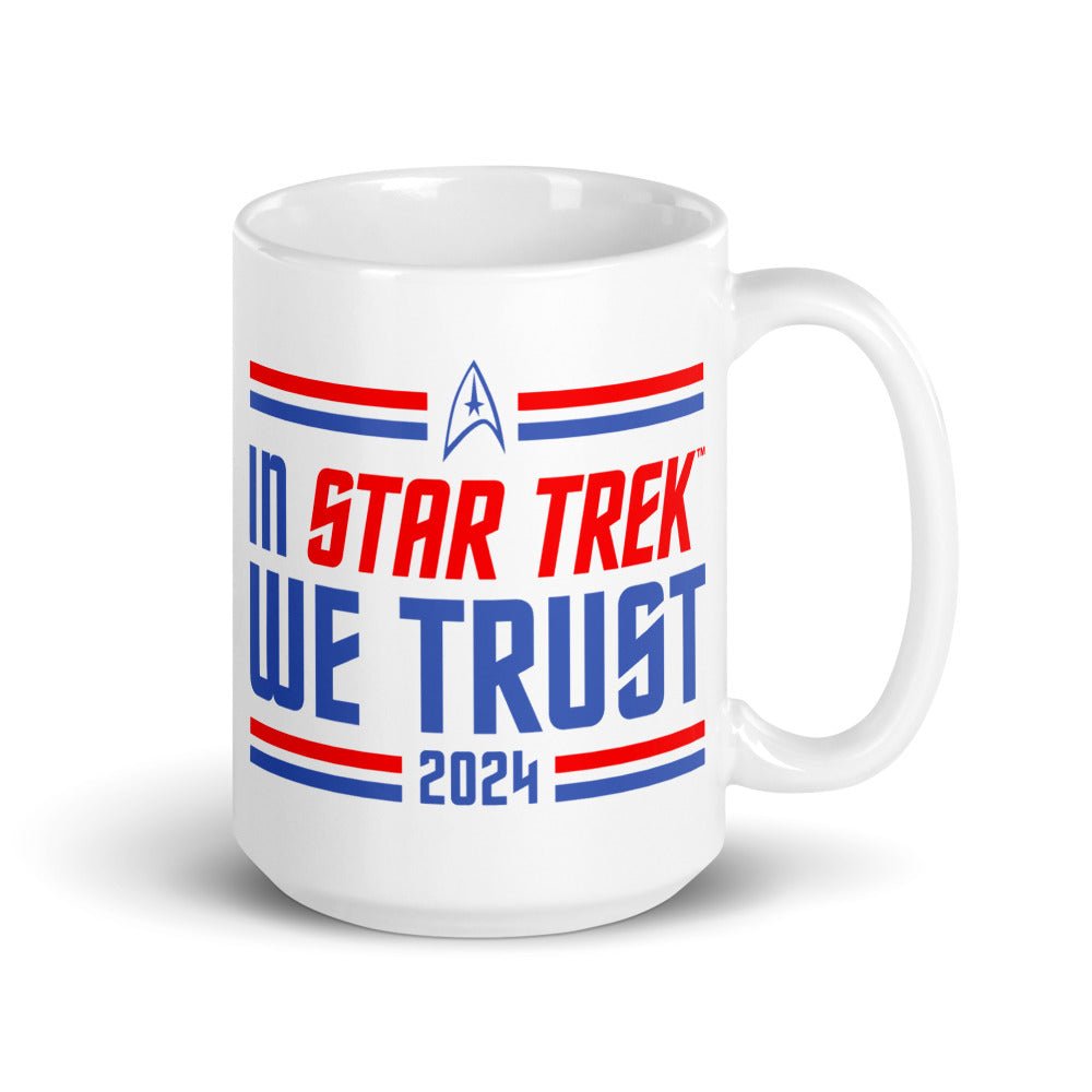 Star Trek In Star Trek We Trust White Mug - Paramount Shop