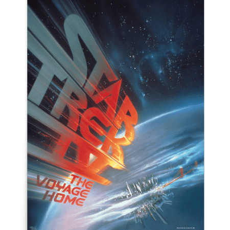 Star Trek IV: The Voyage Home LOGO Premium Satin Poster - Paramount Shop