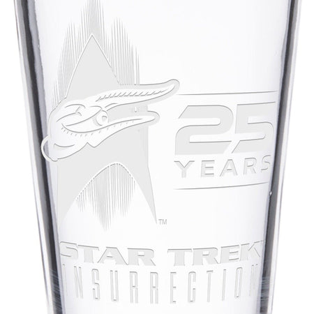 Star Trek IX: Insurrection 25th Anniversary Etched Pint Glass - Paramount Shop