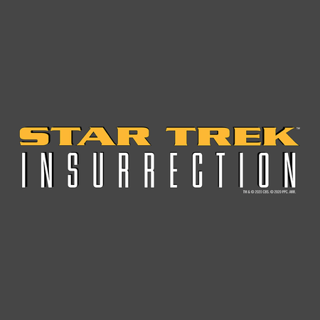 Star Trek IX: Insurrection Logo Adult Short Sleeve T - Shirt - Paramount Shop