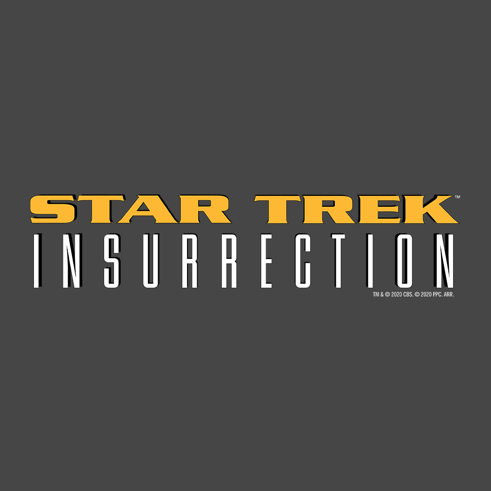 Star Trek IX: Insurrection Logo Adult Short Sleeve T - Shirt - Paramount Shop