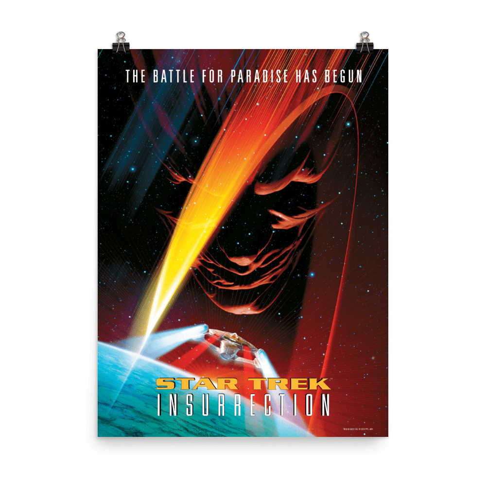 Star Trek IX: Insurrection Logo Premium Satin Poster - Paramount Shop