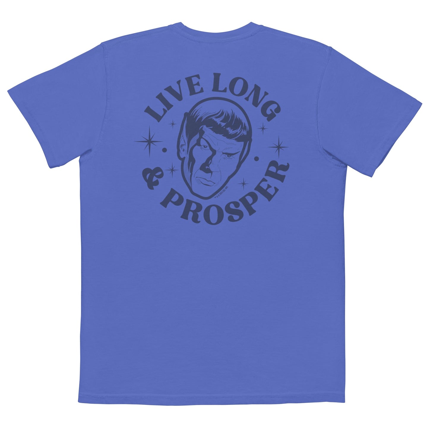 Star Trek Live Long And Prosper Comfort Colors Pocket T - Shirt - Paramount Shop
