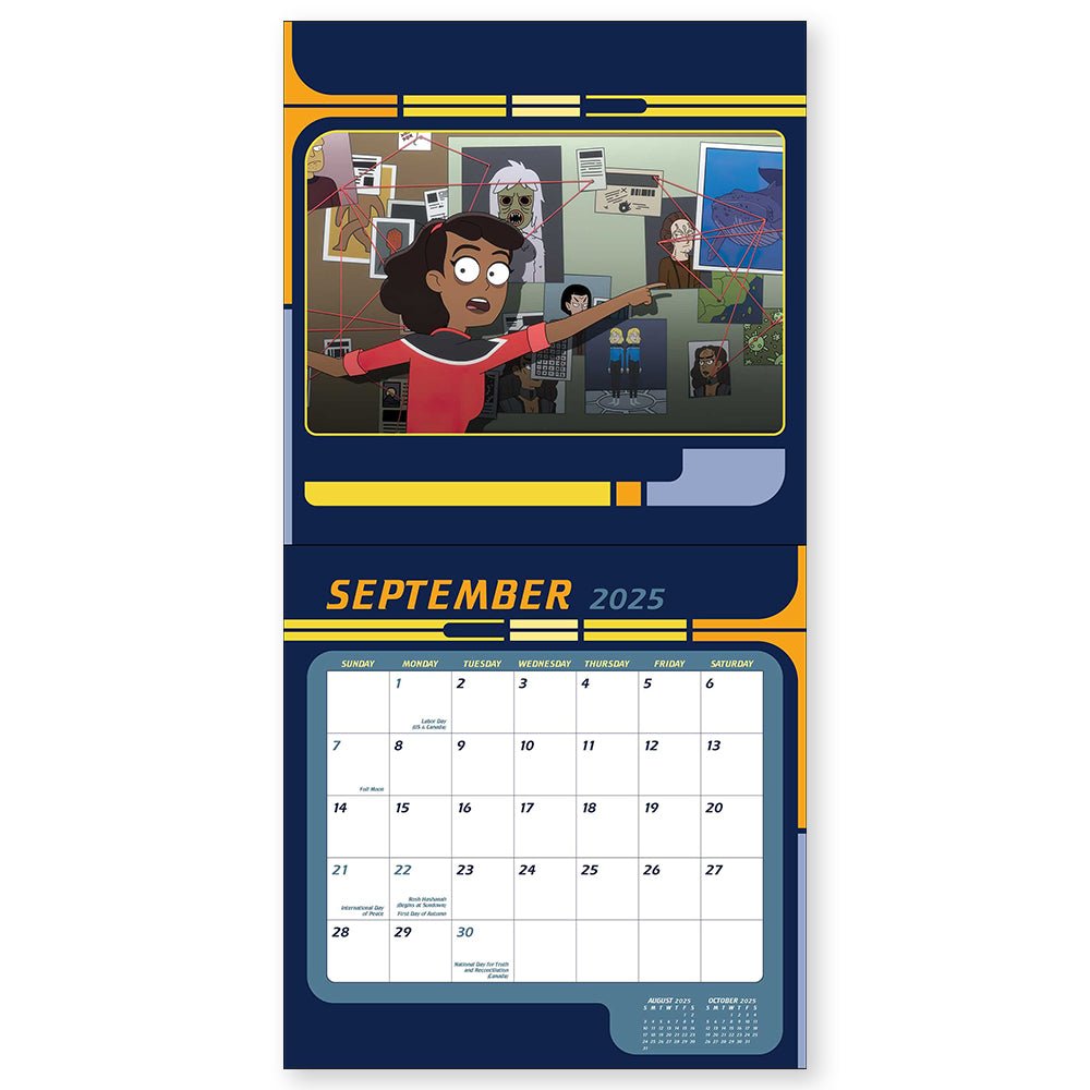 Star Trek: Lower Decks 2025 Wall Calendar - Paramount Shop