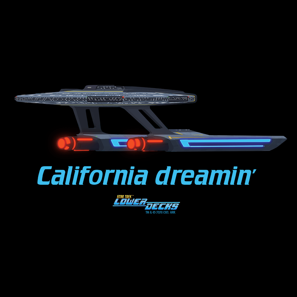 Star Trek: Lower Decks California Dreamin Adult Short Sleeve T - Shirt - Paramount Shop