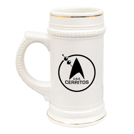 Star Trek: Lower Decks Cerritos Bar Logo 20 oz Ceramic Beer Stein - Paramount Shop