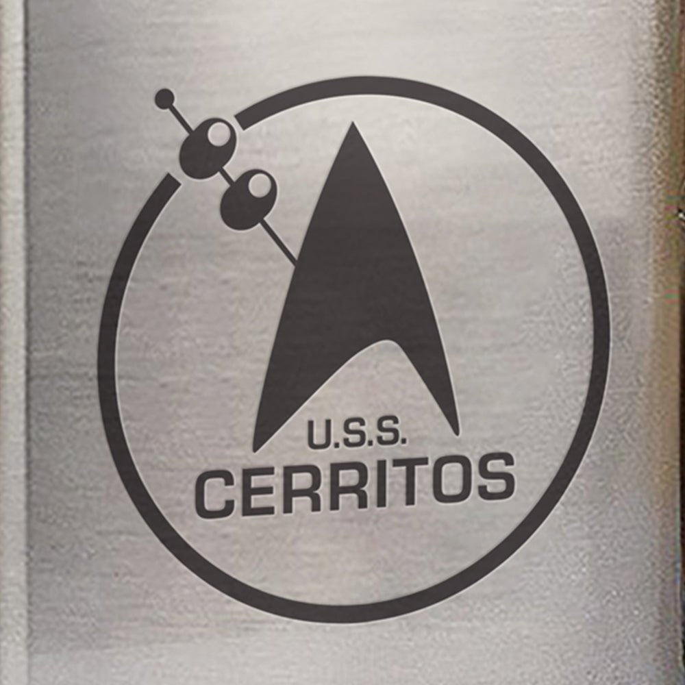 Star Trek: Lower Decks Cerritos Bar Logo Stainless Steel Flask - Paramount Shop