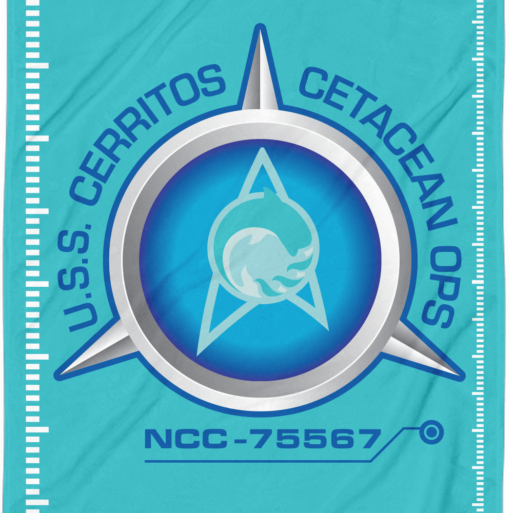 Star Trek: Lower Decks Cetacean Ops Delta Logo Beach Towel - Paramount Shop