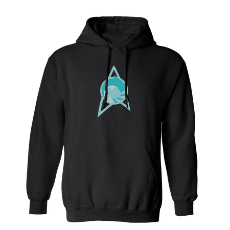 Star Trek: Lower Decks Cetacean Ops Delta Logo Fleece Hooded Sweatshirt - Paramount Shop