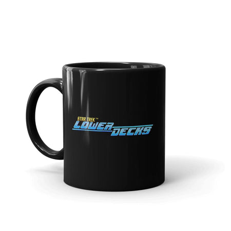 Star Trek: Lower Decks Logo Black Mug - Paramount Shop