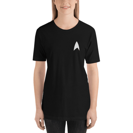 Star Trek: Lower Decks Space The Funnest Frontier Black Unisex Premium T - Shirt - Paramount Shop