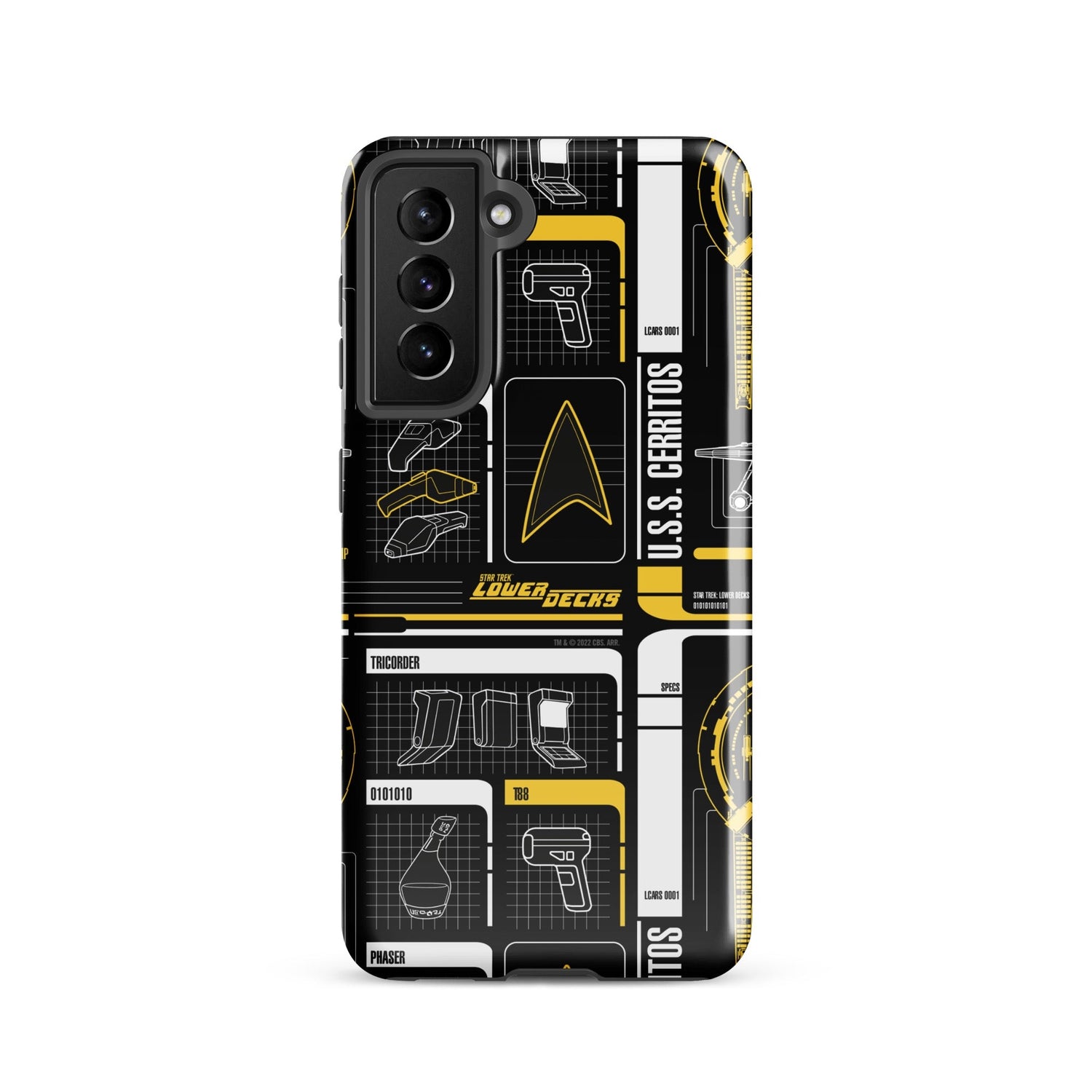 Star Trek: Lower Decks U.S.S Cerritos Pattern Tough Phone Case - Samsung - Paramount Shop