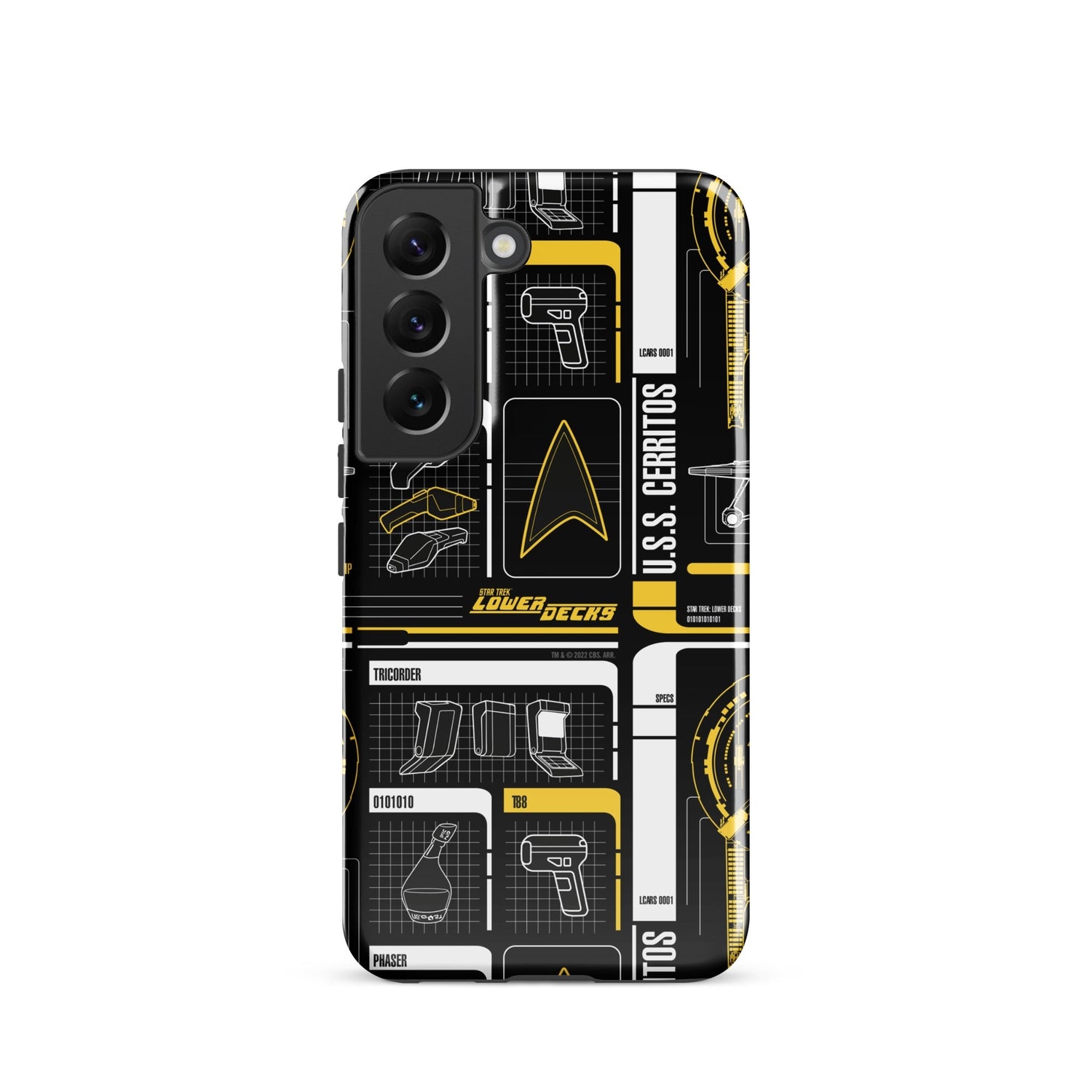 Star Trek: Lower Decks U.S.S Cerritos Pattern Tough Phone Case - Samsung - Paramount Shop