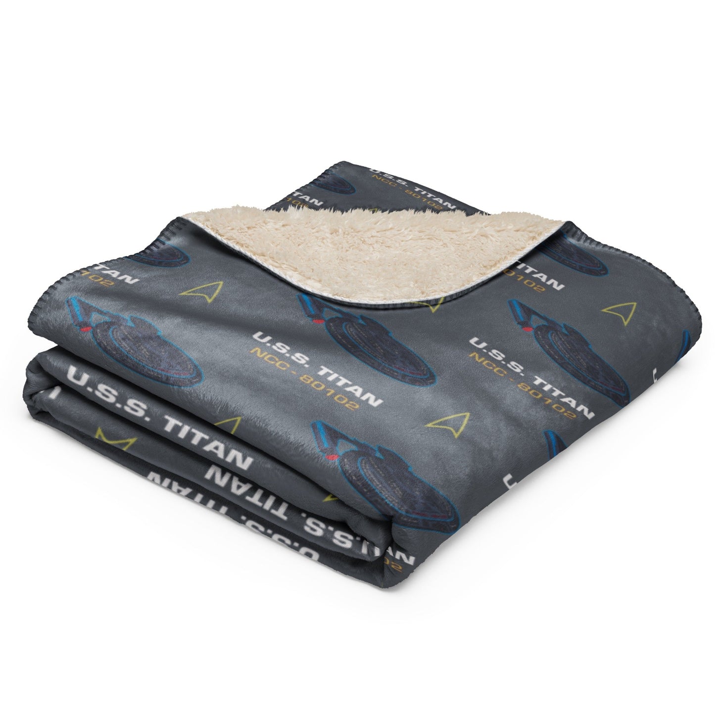 Star Trek: Lower Decks U.S.S. Titan Sherpa Blanket - Paramount Shop