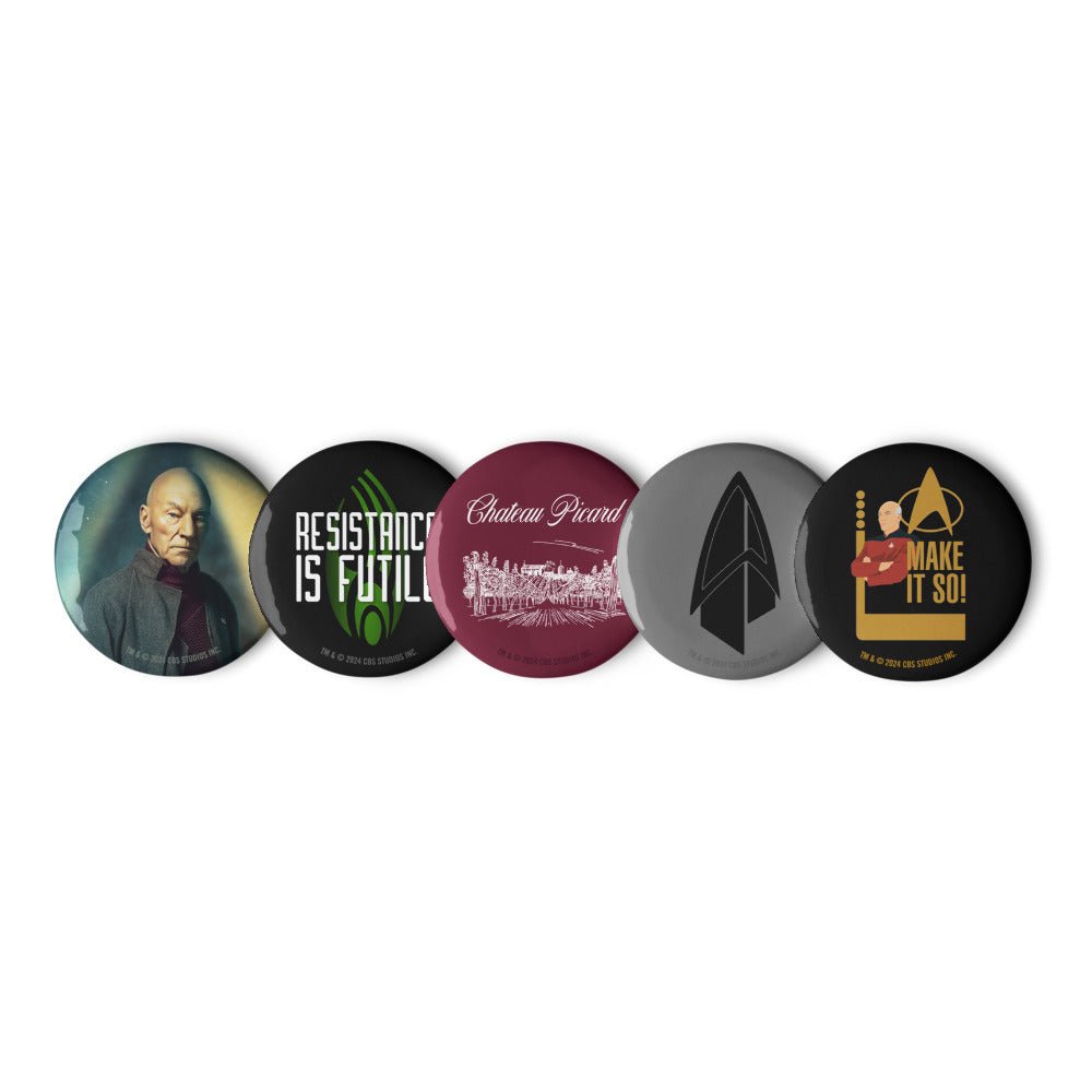 Star Trek: Picard Captain Picard Pin Set - Paramount Shop