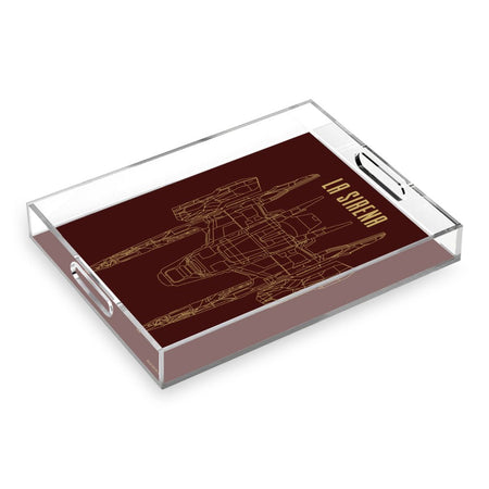 Star Trek: Picard La Sirena Schematic Acrylic Tray - Paramount Shop