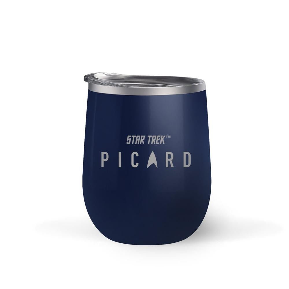 Star Trek: Picard Property of Personalized Double Sided 12 oz Stainless Steel Wine Tumbler - Paramount Shop